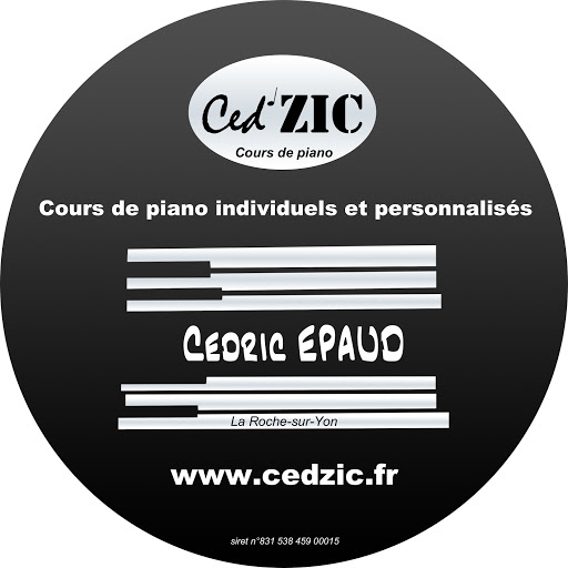 Cedric Epaud Entrepreneur Individuel, cours particuliers de Piano, Ecole de musique CedZic logo