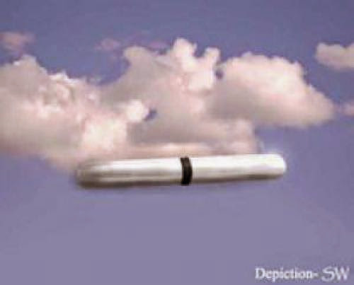 Ufo Sighting 2011 More Black Banded Cigar Shaped Ufos Seen Over Michigan Ufo Picture