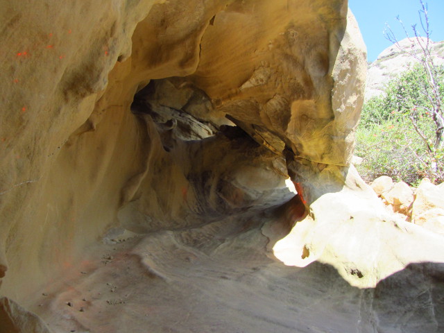 interior of the cave