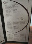 The menu for Tuscan Grille The menu for Tuscan Grille
