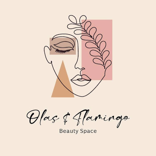 Olas & Flamingo Beauty Space logo