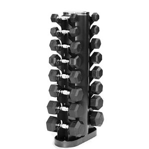  VTX 3-25 lb. Dumbbell Set w/Rack