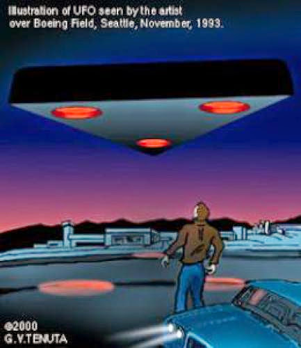 An Artist Depicts His Ufo Sighting