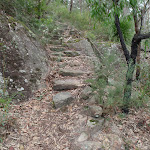 Rock steps near Florabella Pass Int. (73668)