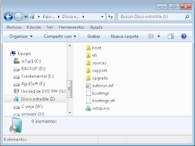 Meter Windows 7 para instalar en un pendrive lápiz de memoria USB con Windows 7 USB DVD Download Tool