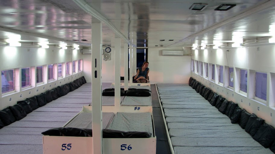 Onboard the overnight boat to Koa Toa