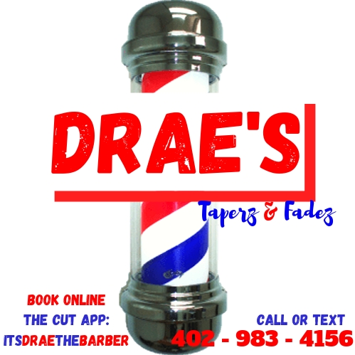 Drae's Taperz and Fadez logo