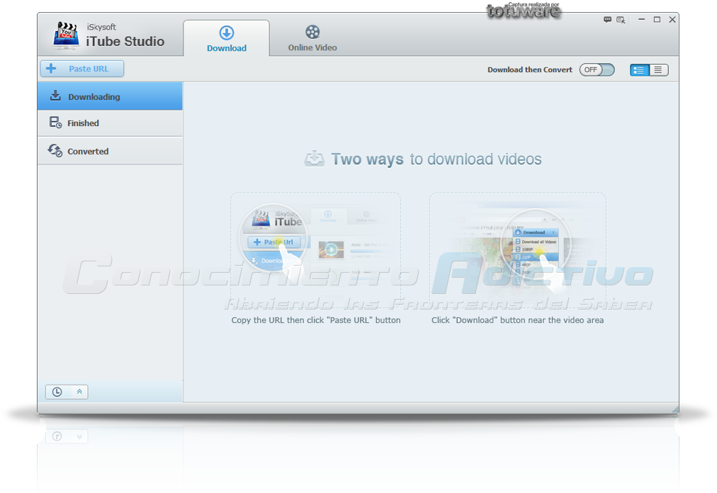 ISkysoft iTube Studio 3.8.0.3 - Captura videos de sitios 