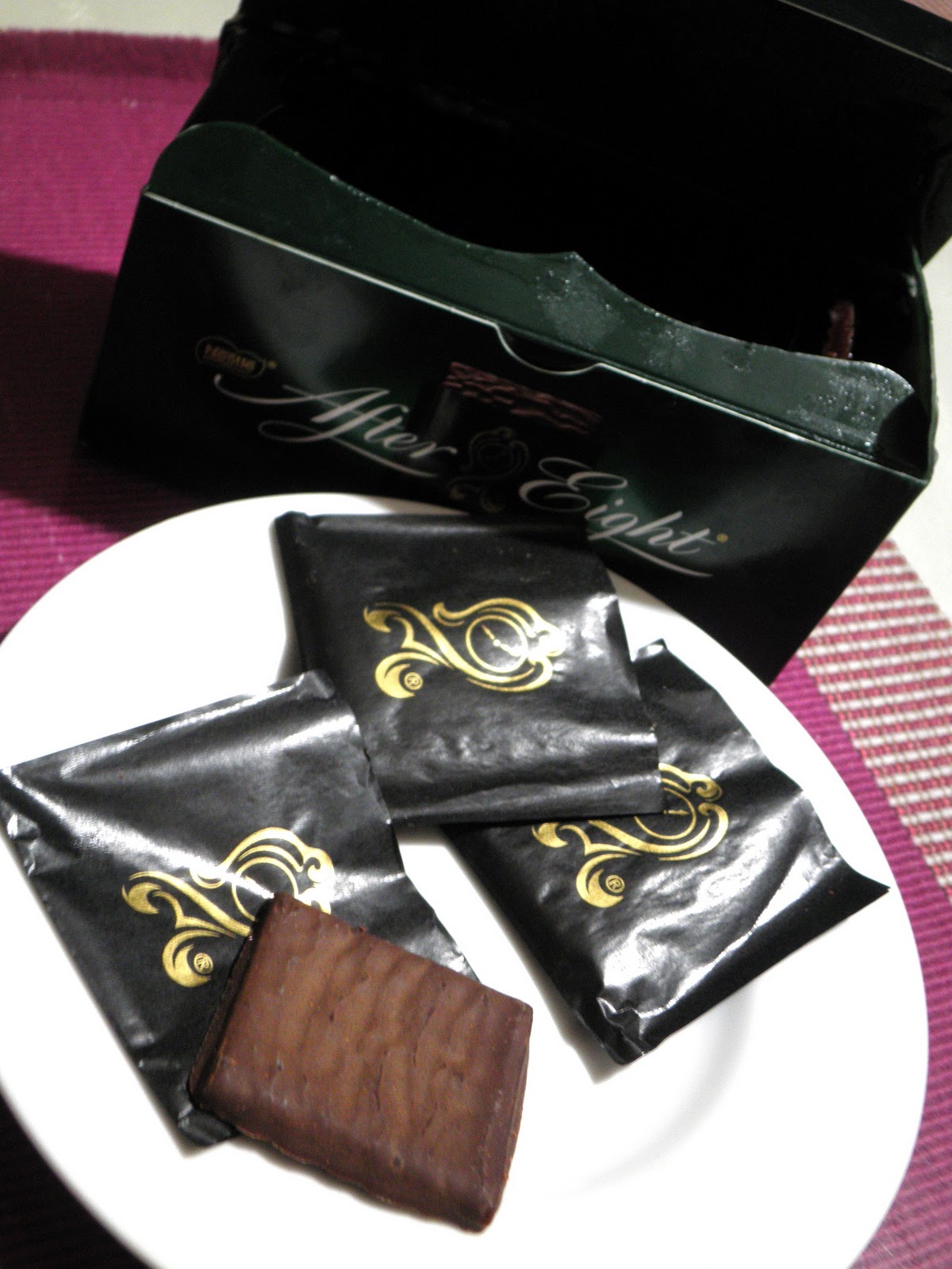 Nestle's After Eight: Mint Chocolate Thins