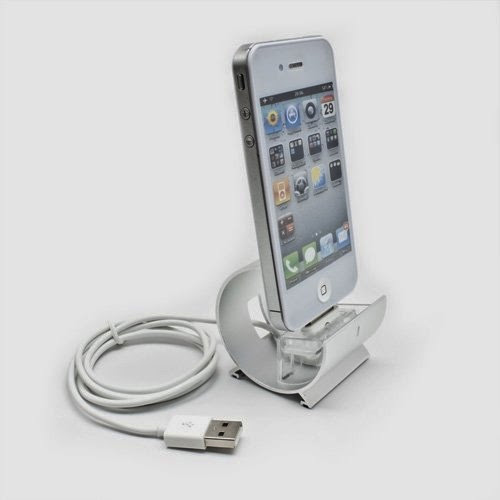  Aleratec iPhone and iPod Touch Charger Dock Cradle Stand with 30-pin USB Charge Sync Cable