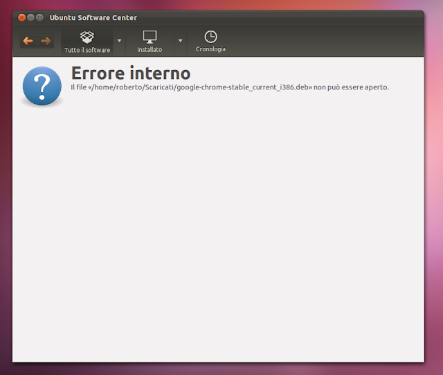 Ubuntu 11.10 does not allow us to install a deb package for Ubuntu Software Center! Here's how to solve