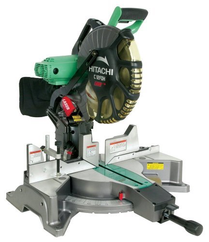 Hitachi C12FDH 15 Amp 12-Inch Dual Bevel Miter Saw with Laser