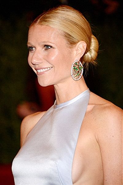 Gwyneth Paltrow flaunted her no-bra look during the Costume Institute Benefit at The Metropolitan Museum of Art in New York. (Pic: Getty)