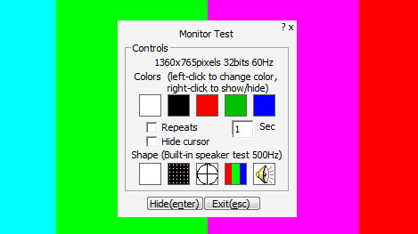 monitor pixel check