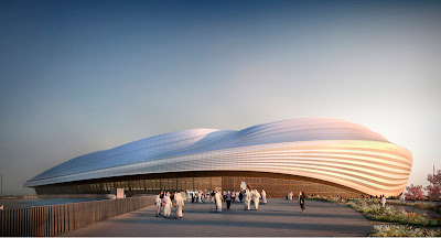Al-Wakrah Stadium Qatar World Cup 2022 Mundial futbol soccer   ملعب الوكرة