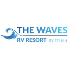 The Waves RV Resort logo