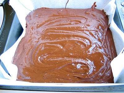chocolate brownie mix pre baking 