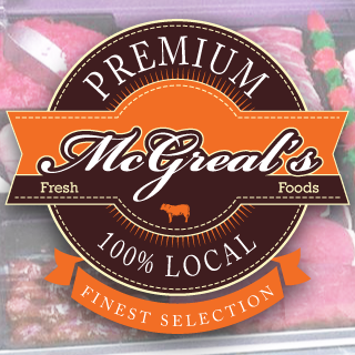 McGreal's, Deli, Butchers & Mace Store logo