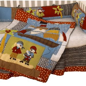  Cotton Tale Designs Pirates Cove 4 Piece Crib Bedding Set
