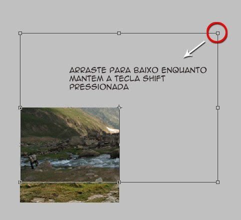 marca de transformação do objeto no Photoshop marca de transformação do objeto no Photoshop