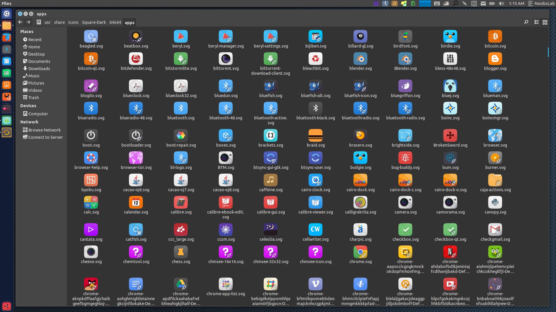 Square Icon Theme is now available in Light and Dark Version, Install