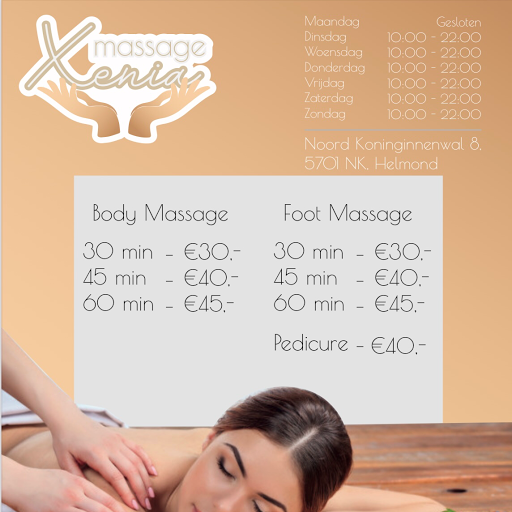 Massage salon by Xenia logo