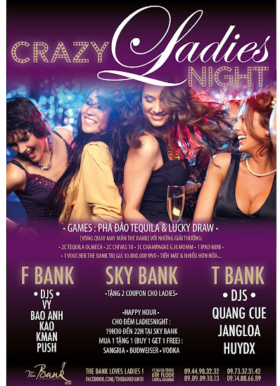 Crazy ladies night - The Bank