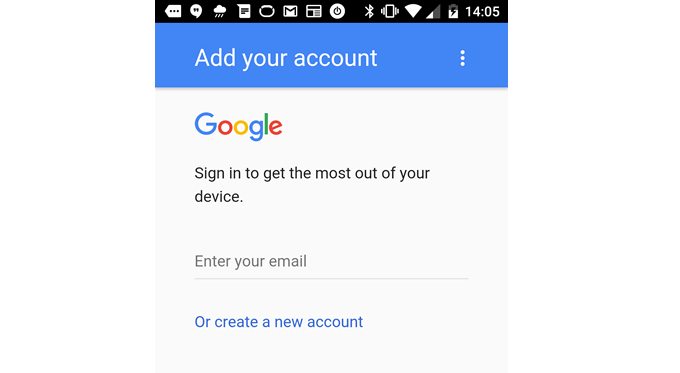 Sign in to Gmail on Android