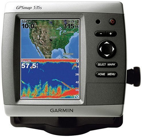 Garmin GPSMAP 535s 5-Inch Waterproof Marine GPS and Chartplotter with Dual Beam Transducer