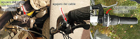 Cómo ajustar el cambio de la bici: El desviador trasero - pincha en la imagen para verla ampliada