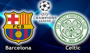 Barcelona Celtic online vivo Horaios 7 Noviembre