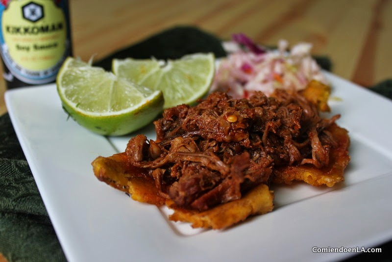 Featured image of post How to Make Colombiano Patacones Con Carne Desmechada
