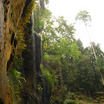 Gap Creek Falls from underneath the arch in the Watagans (323828)