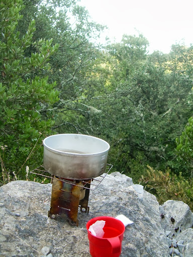 Tea break on the trail