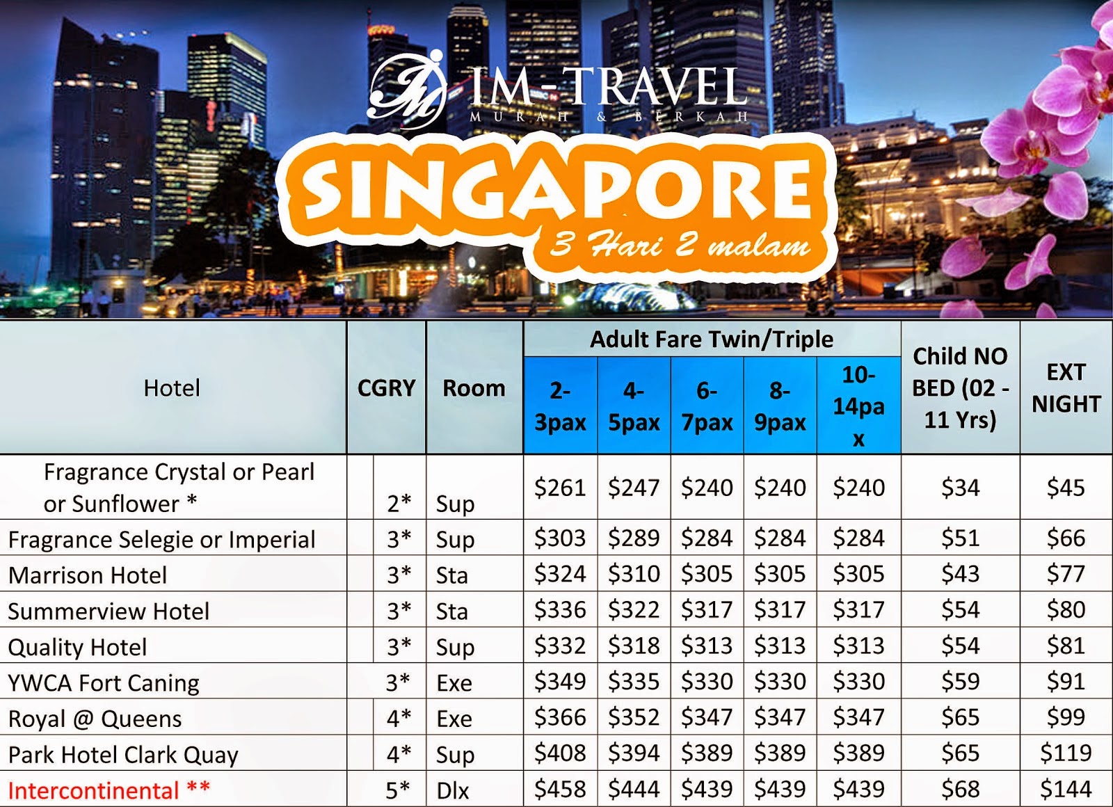 tiket murah ke singapore agustus 2014