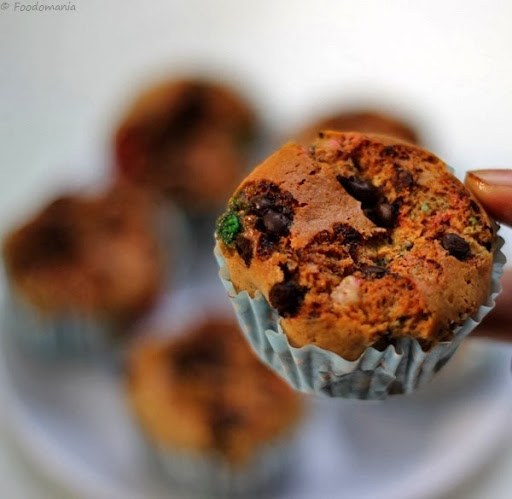 Almond Butter Chocolate Chip Cupcakes Recipe |Healthy, Eggless (Vegan)