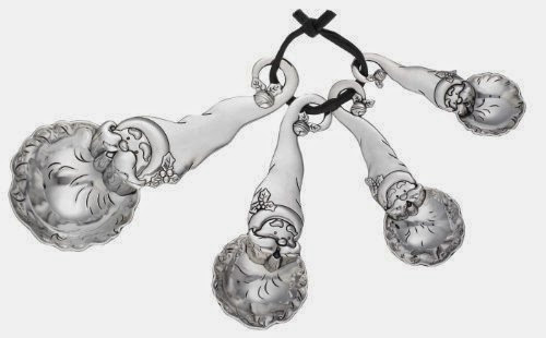 Ganz Studio 101 4-Piece Measuring Spoon, Santa