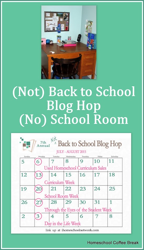 (Not) Back to School Blog Hop - (No) School Room on Homeschool Coffee Break @ kympossibleblog.blogspot.com 