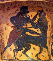Ηρακλής, καλύτερος ήρωας της αρχαιότητας, ημίθεος γιος του Δία, ανδρεία και τόλμη, δώδεκα άθλοι του Ηρακλή.