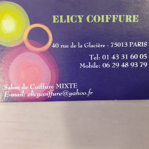 Coiffeur Paris 13 ✂️ | Elicy coiffure 💐 logo