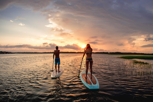 Р¤РѕС‚Рѕ Stand up Paddleboarding at Night HD