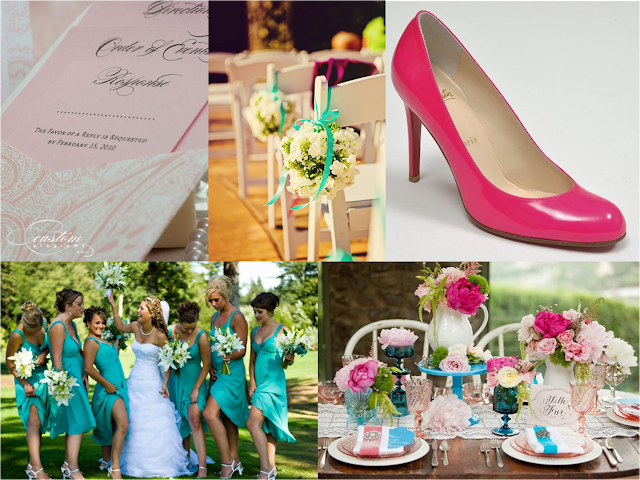 Masculine & Feminine - Teal and Pink {Color Board #4}
