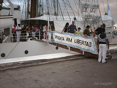 Entrada Fragata Libertad Argentina