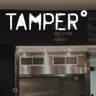 Tamper Cafe logo