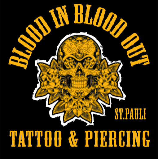 Blood In Blood Out St.Pauli - Tattoo & Piercing logo