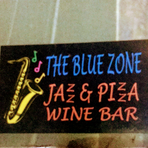 The Blue Zone/Jazz & Pizza/Wine Bar logo