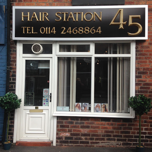 Hair Station 45 logo