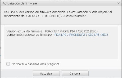 Instalar Samsung Kies 2.0, conectar Samsung Galaxy SII a PC