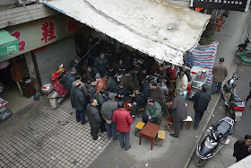 playing cards in Hengyang, Hunan province, China