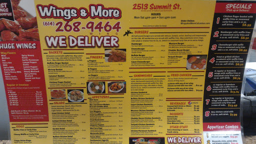 Restaurant «Wings & More», reviews and photos, 2513 Summit St, Columbus, OH 43202, USA